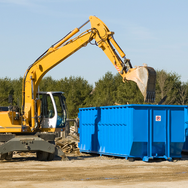 can i choose the location where the residential dumpster will be placed in Prairie Mississippi